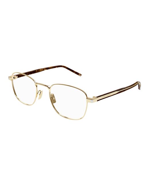 Saint Laurent Black Sl 699 006 Optical Frames Metal Transparent Round