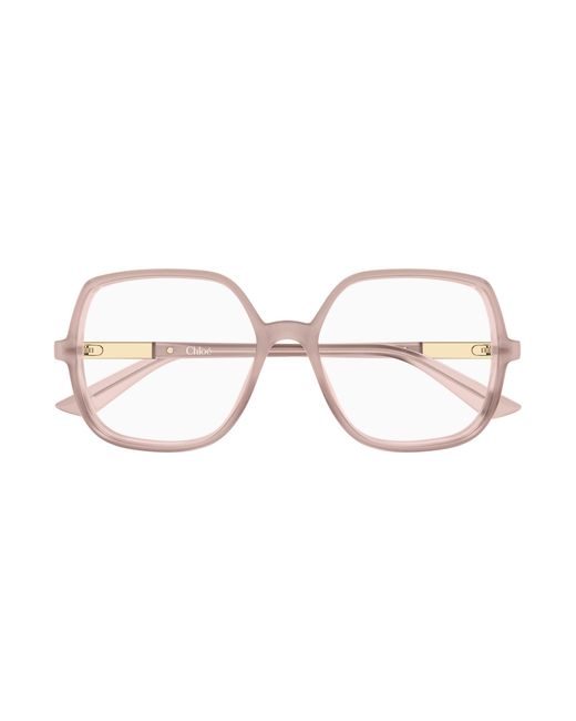Chloé Black Ch0368O 004 Optical Frames Acetate Transparent Geometric