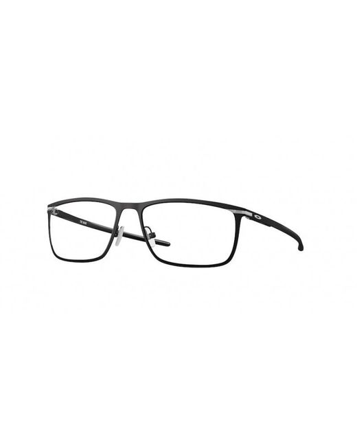 Oakley Black Ox5138 Tie Bar 513805 Optical Frames Titanium Squared for men