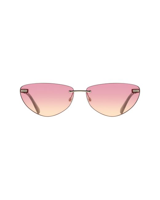 Calvin Klein Black Ckj25208S 727 Sunglasses Metal Cat Eye Normal Shaded