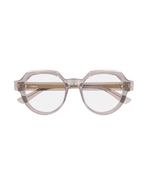 Chloé Black Ch0379O 003 Optical Frames Acetate Transparent Geometric