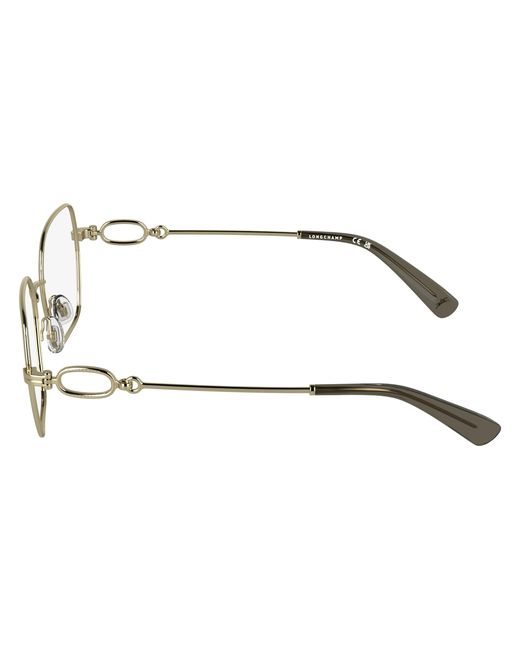 Longchamp Black Lo2184 714 Optical Frames Metal Squared Normal