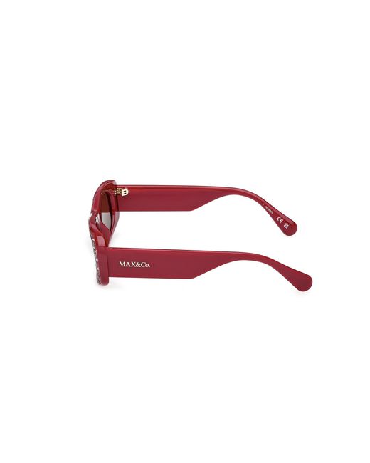 MAX&Co. Mo0142 69E Sunglasses Injected Squared Normal