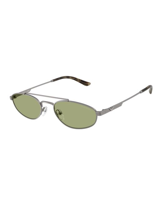 Emporio Armani Black Ea2157 300382 Sunglasses Metal Pilot Normal for men