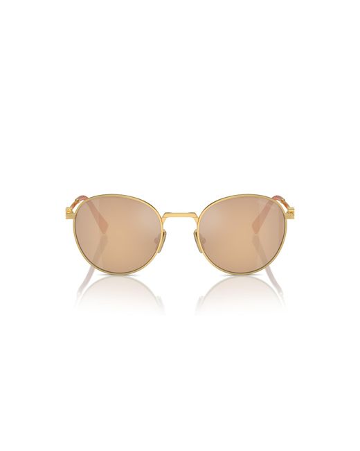 Miu Miu Black Mu 55Zs 5Ak40D Sunglasses Metal Round Normal Mirror