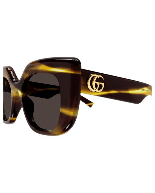 Gucci Black Gg2030S 003 Sunglasses Acetate Squared