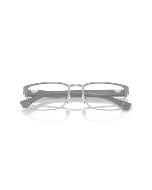 Emporio Armani Black Ea1027 3036 Optical Frames Metal Squared Normal for men