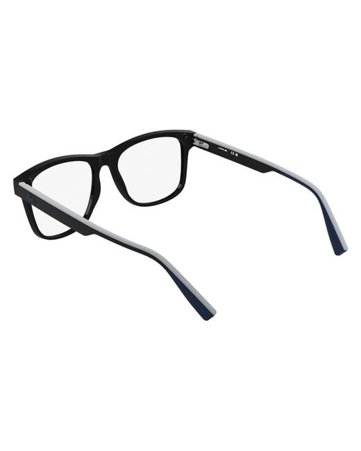 Lacoste Black L4004 001 Optical Frames Bio-Injected Squared Normal for men