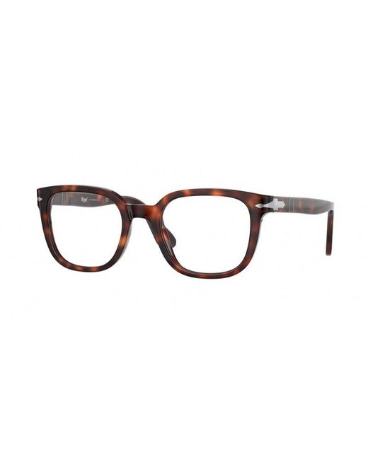 Persol Black Po3263V 24 Optical Frames Acetate Transparent Squared Normal