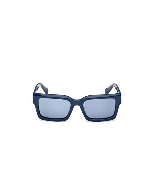 MAX&Co. Blue Mo0132 90V Sunglasses Acetate Squared Normal