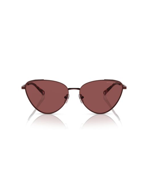 Michael Kors Black Mk1140 Cortez 189675 Sunglasses Metal Cat Eye Normal