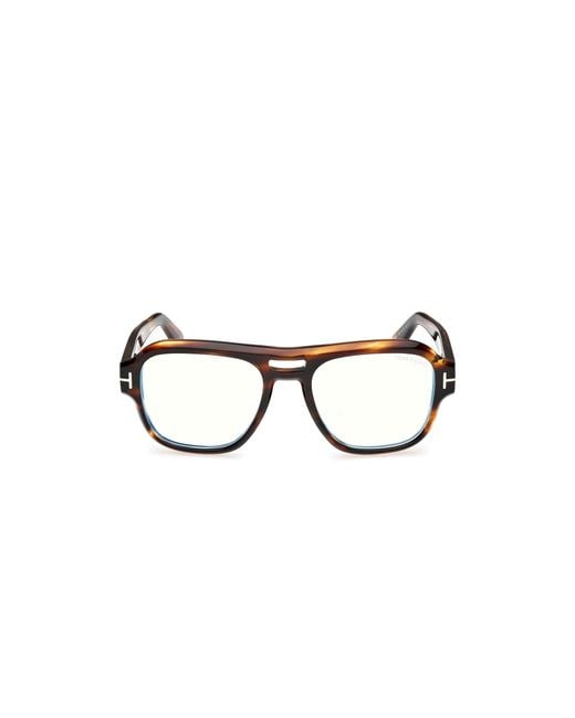 Tom Ford Black Ft6085-B 055 Optical Frames Acetate Squared Normal for men