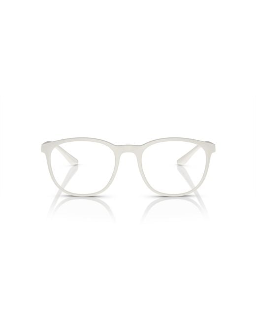 Emporio Armani Black Ea3229 5344 Optical Frames Injected Transparent Pantos Normal for men
