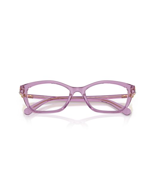 Swarovski Black Sk2065 1096 Optical Frames Acetate Transparent Pillow Normal