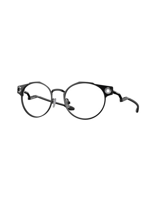 Oakley Black Ox5141 Deadbolt 514101 Optical Frames Titanium Transparent Round Normal for men