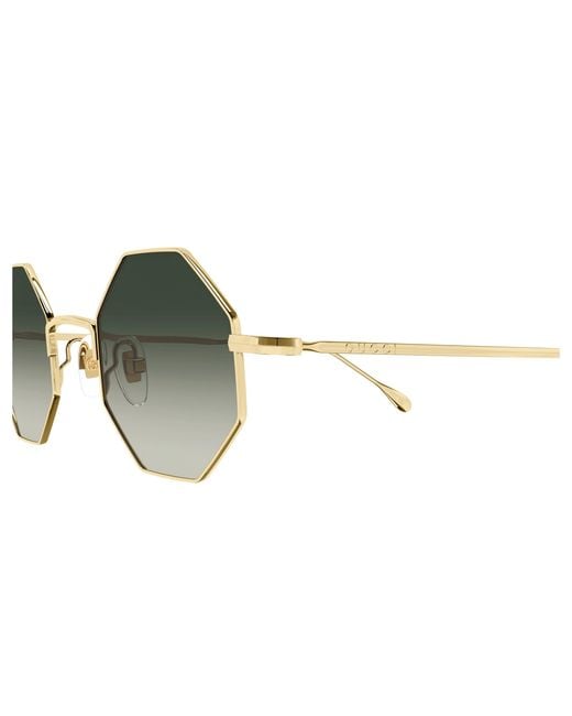 Gucci Black Gg1814S 001 Sunglasses Metal Geometric