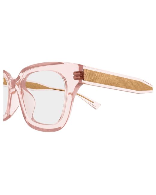 Gucci Black Gg2067Ol 003 Optical Frames Acetate Transparent Squared