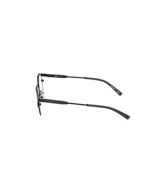 Timberland Black Tb1771 002 Optical Frames Metal Round Normal for men