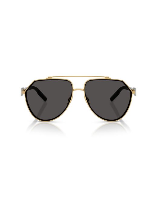 Dolce & Gabbana Black Dg2315 02/87 Sunglasses Metal Pilot Normal for men