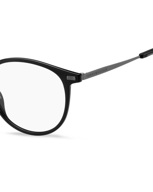 Tommy Hilfiger Black Th 2021 807 Optical Frames Bio Polyamide Round