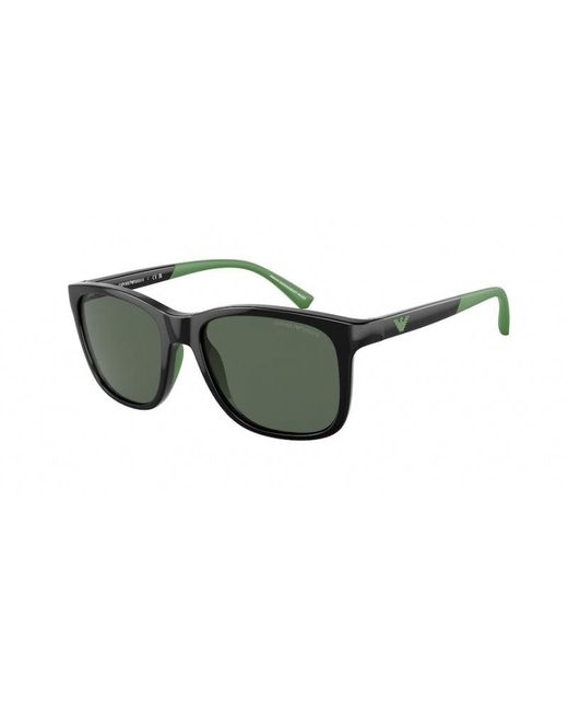 Emporio Armani Green Ea4184 501771 Sunglasses Plastic Dark Squared for men