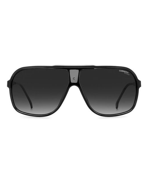 Carrera Black Grand Prix 3 08A/Wj Sunglasses Plastic Squared Polarized Shaded for men