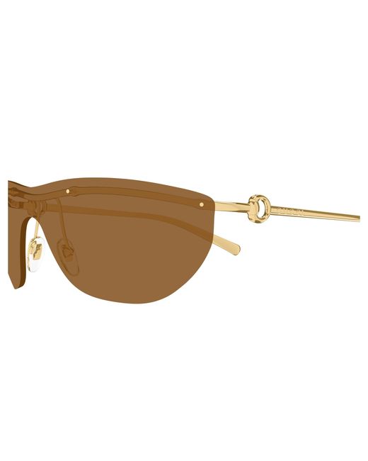 Gucci Black Gg1700S 004 Sunglasses Metal Mask