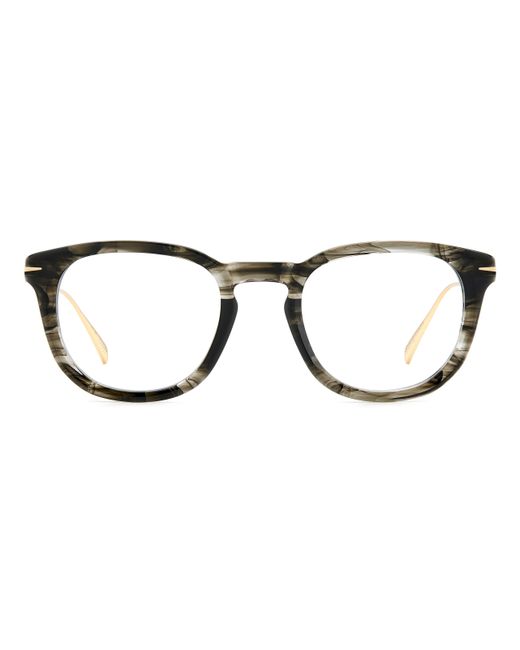 David Beckham Black Db 7122 8Gx Optical Frames Acetate Squared for men