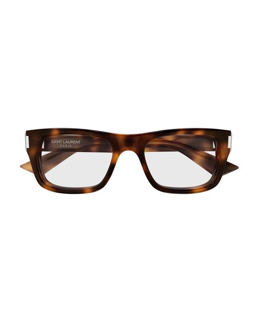 Saint Laurent Black Sl 83 Opt 003 Optical Frames Acetate Transparent Squared