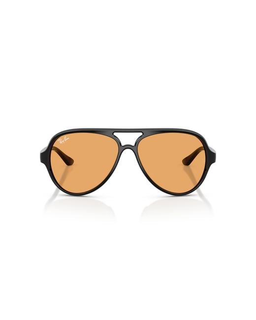 Ray-Ban Sunglasses Man Cats 5000 Classic - Black Frame Grey Lenses 59-13 for men