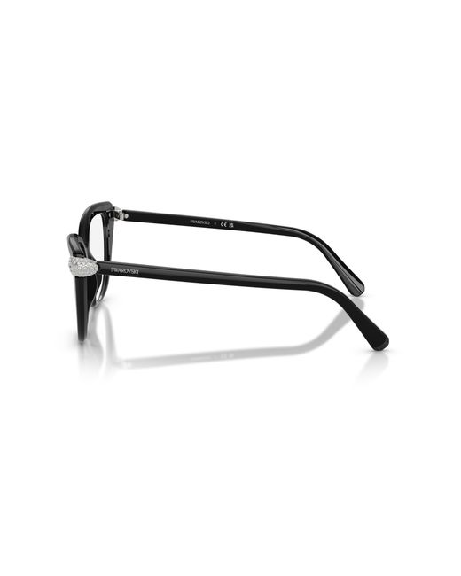 Swarovski Black Sk2045 1001 Optical Frames Acetate Cat Eye Normal