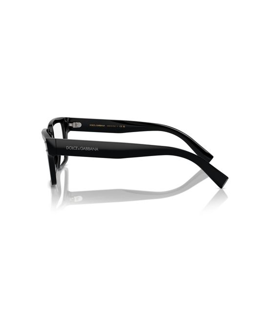 Dolce & Gabbana Black Dg3383 501 Optical Frames Acetate Squared Normal for men