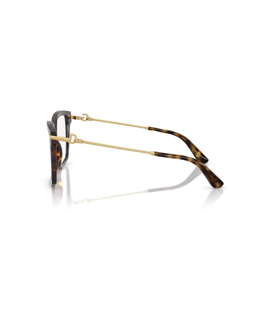 Dolce & Gabbana Black Dg3397 3222 Optical Frames Acetate Transparent Squared Normal