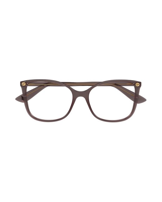 Gucci Black Gg0026O 019 Optical Frames Acetate Transparent Cat Eye