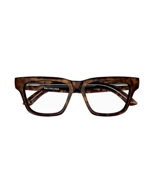 Balenciaga Black Bb0343O 002 Optical Frames Acetate Transparent Squared