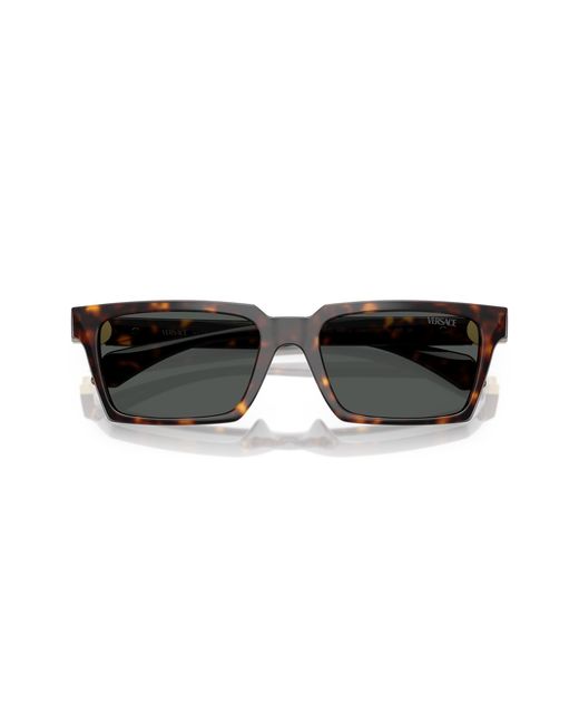 Versace Black Ve4490U 108/87 Sunglasses Injected Squared Normal for men