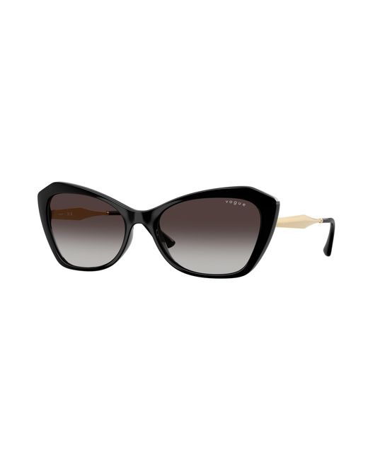 Vogue Eyewear Black Vo5626S W44/8G Sunglasses Nylon Geometric Normal Shaded