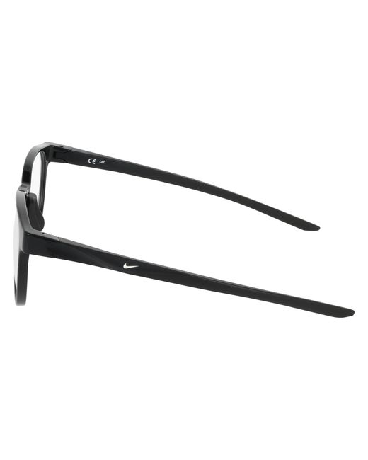 Nike Black 7407 001 Optical Frames Bio-Injected Round Normal
