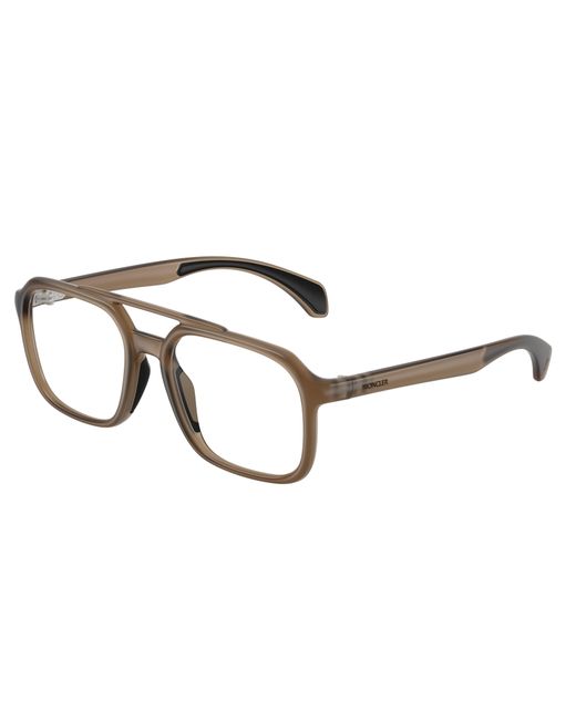 Moncler Black Me3002 5012 Optical Frames Injected Transparent Squared Normal