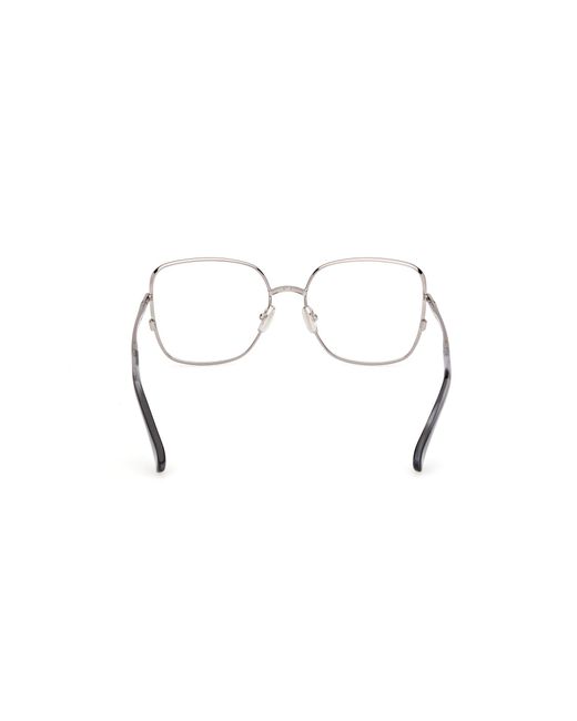 Max Mara Black Mm5223 014 Optical Frames Metal Round Normal
