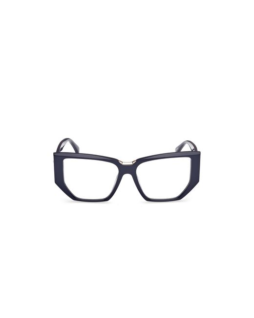 Max Mara Black Mm5179-B 001 Optical Frames Acetate Geometric Normal