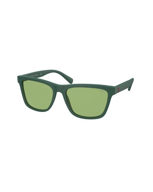 Polo Ralph Lauren Green Ph4167 5421/2 Sunglasses Acetate Squared Normal for men