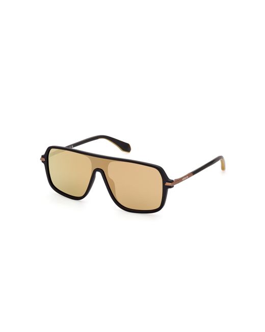 Adidas Black Or0100 02G Sunglasses Injected Mask Normal Mirror
