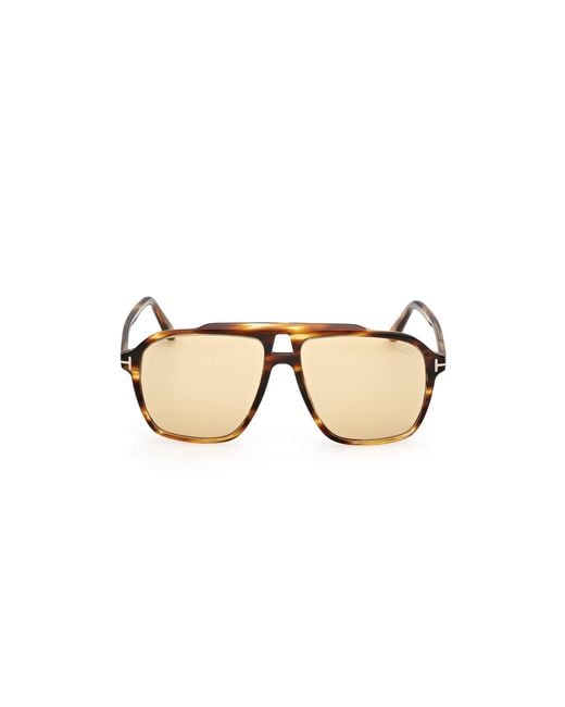 Tom Ford Black Ft1209 Autari 56E Sunglasses Acetate Squared Photochromatic for men