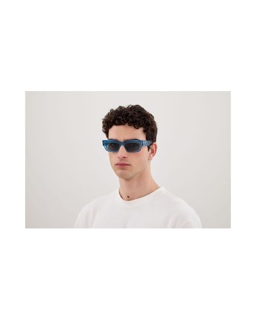 Gucci Blue Gg1838S 010 Sunglasses Acetate Squared for men