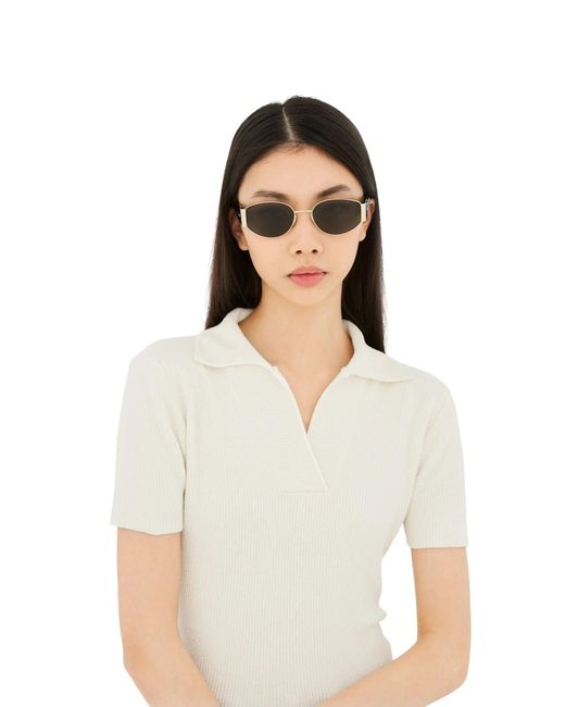 Retrosuperfuture Black G3L X Sunglasses Metal Round Normal