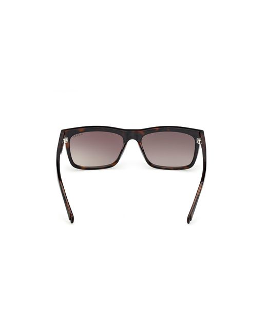 Guess Black Gu00221 52F Sunglasses Injected Squared Normal for men