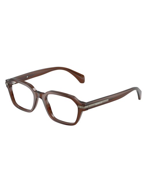 Moncler Black Me2015 3022 Optical Frames Acetate Transparent Geometric Normal