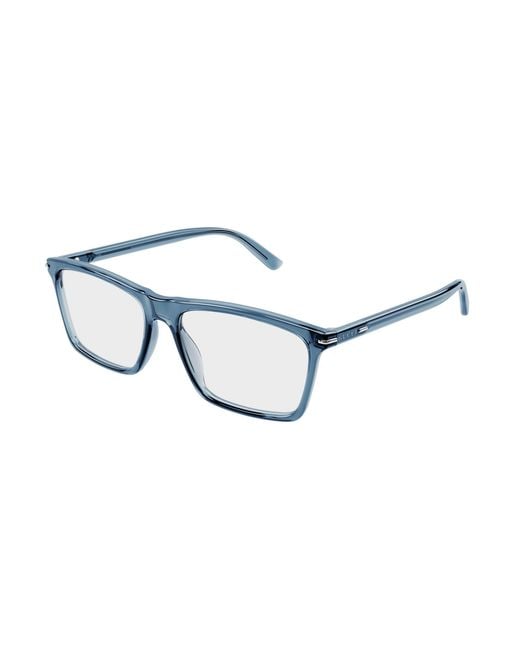 Gucci Black Gg1445O 011 Optical Frames Acetate Transparent Squared for men