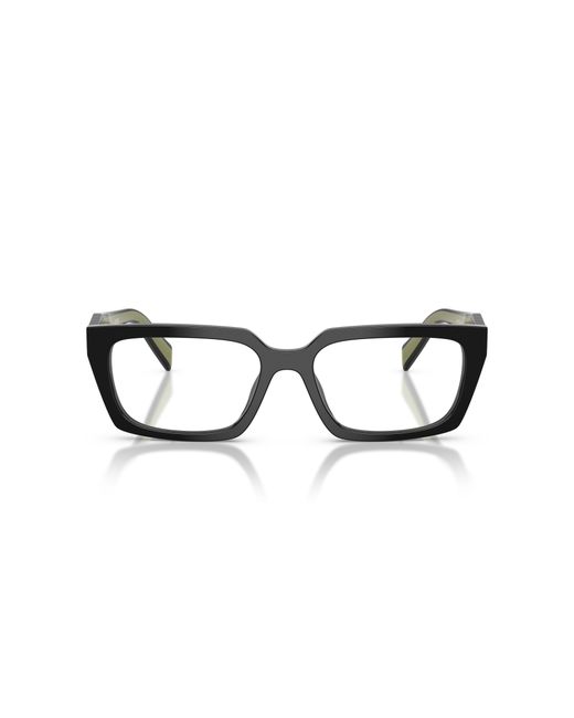 Prada Black Pr D05V 03K1O1 Optical Frames Acetate Transparent Squared Normal
